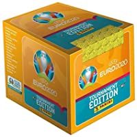 Los mejores  - Euro 2020-UEFA Euro 2020 Stickers 2021 Tournament Edition Boite de 50 pochettes Cajita Sobres- Color Calabaza (Panini…